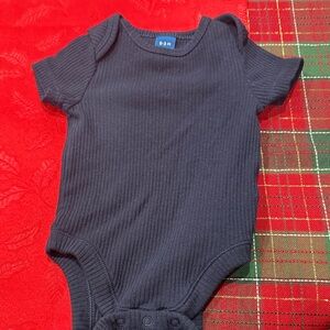 Old Navy Dark Blue Ribbed Kids Bodysuit and Old Navy Dark Blue BABY BRO Bodysuit